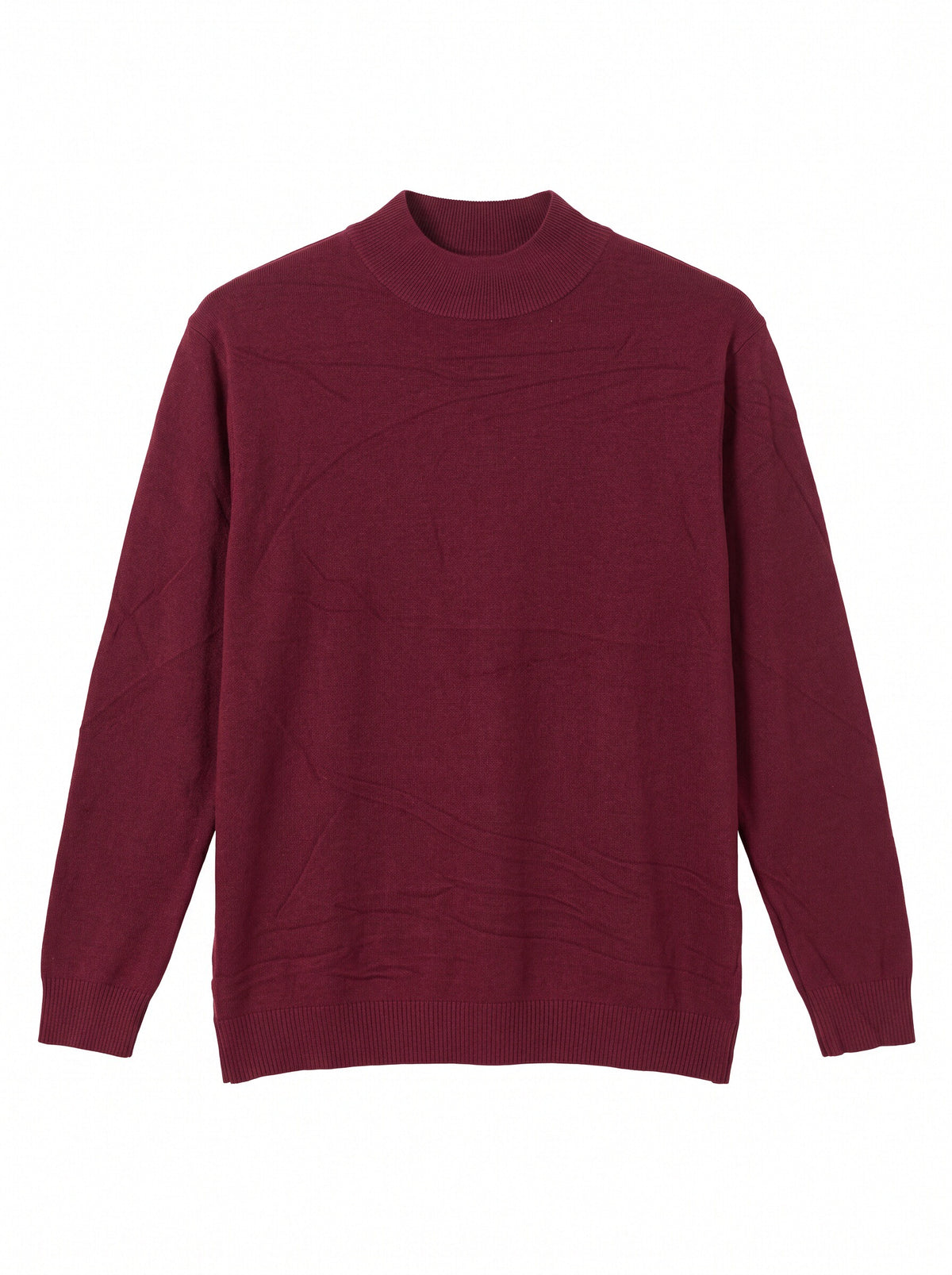 Women’s Basic Mock Neck Knit Jumper – Long Sleeve Lightweight Pullover Sweater