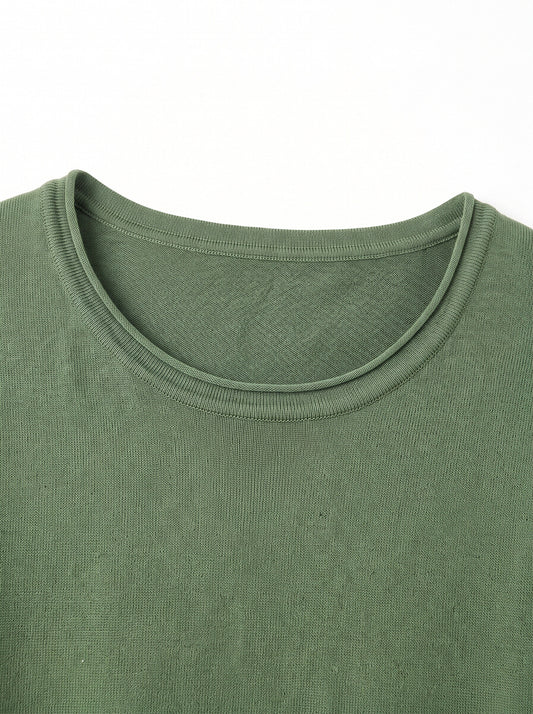 Women’s Lightweight Crew Neck Knit Jumper – Soft Fine Knit Long Sleeve Pullover Sweater
