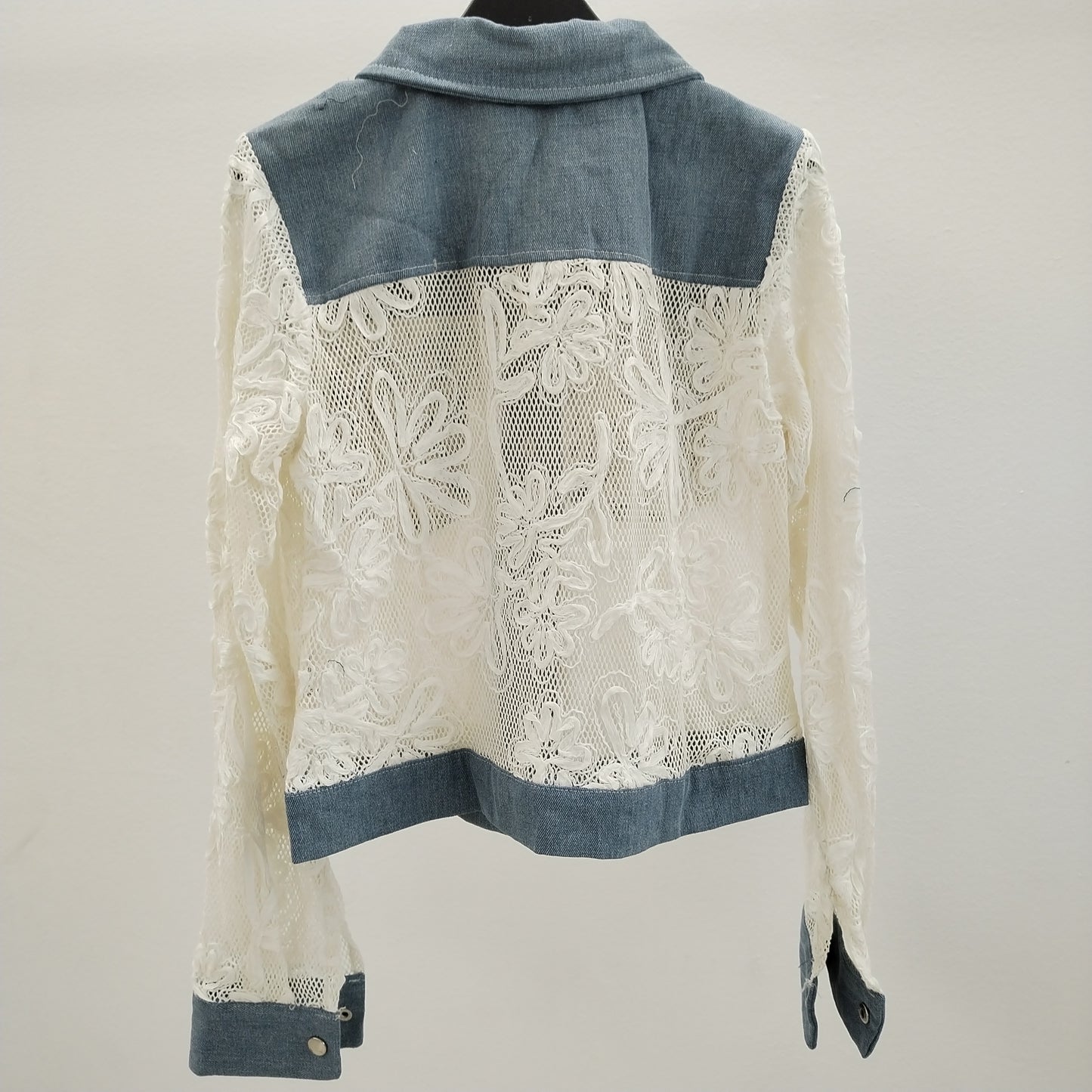 Lace Hybrid Denim Jacket