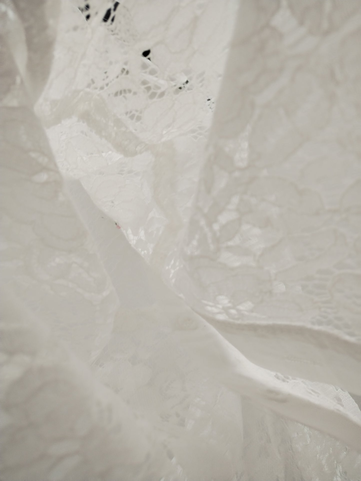 White Lace Maxi Long Shirt