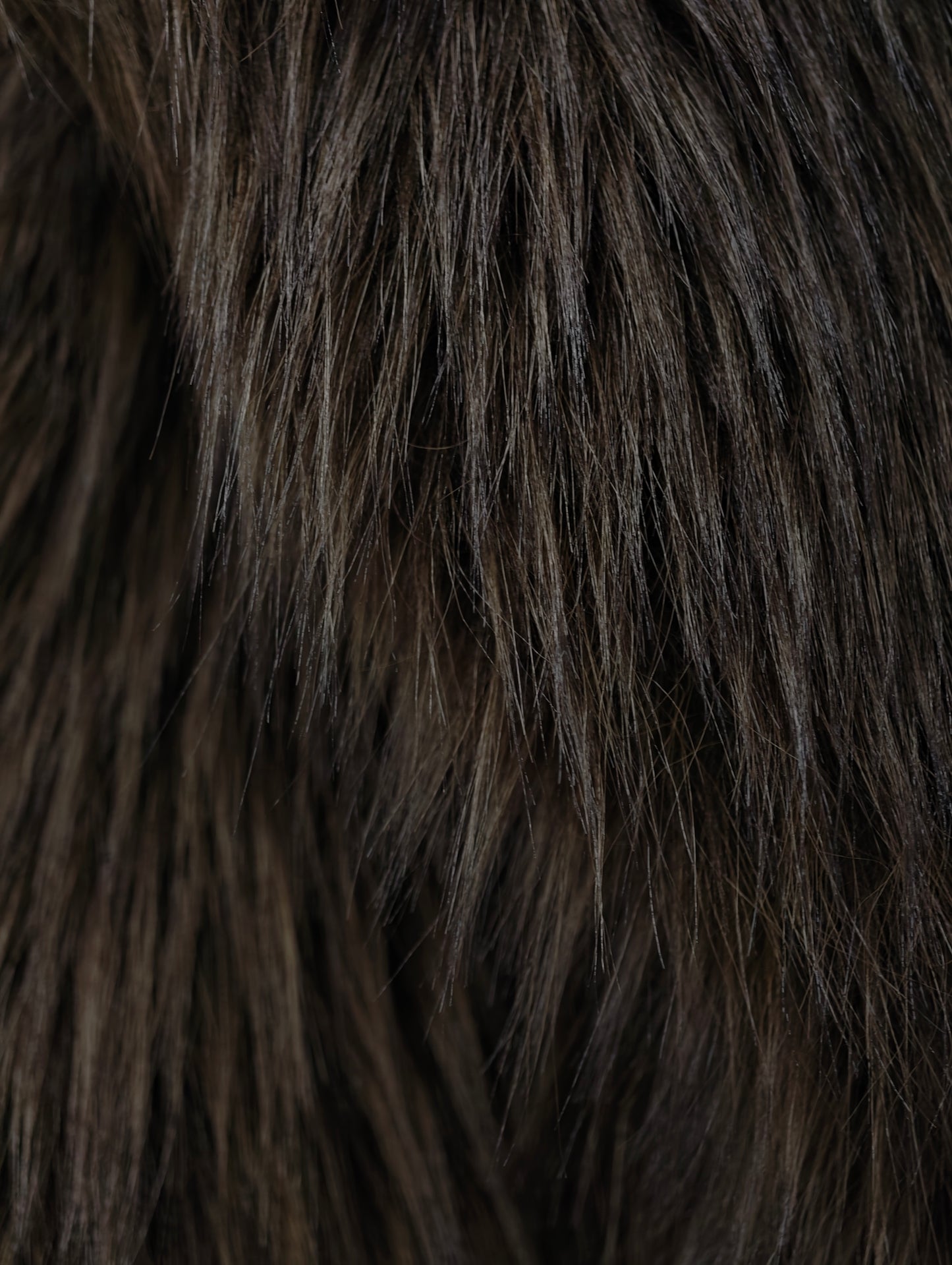 Zayla Women’s Brown Faux Fur Long Coat – Warm Fluffy Plush Winter Overcoat, Soft Luxury OuterwearSoft Aesthetic Outerwear