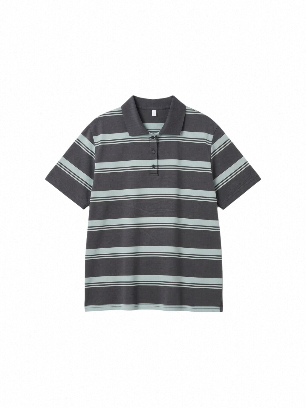 Women’s Striped Polo Shirt – Relaxed Fit Short Sleeve Knit Top, Classic Casual Preppy Style Tee