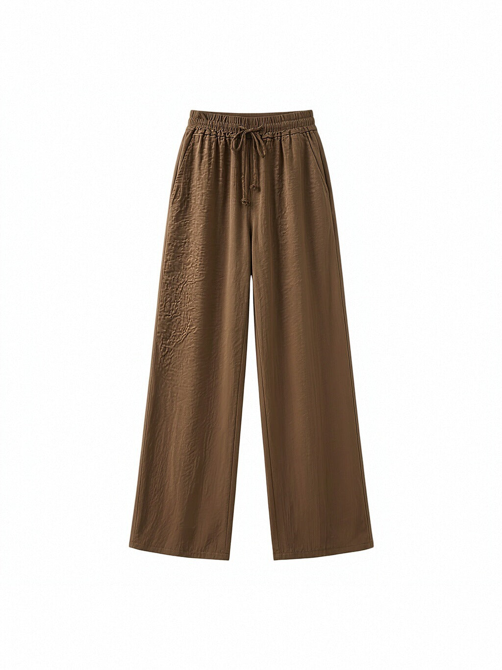 Women’s Linen Wide Leg Pants – Breathable Drawstring Trousers, Relaxed Fit Summer Linen Blend Palazzo Pants