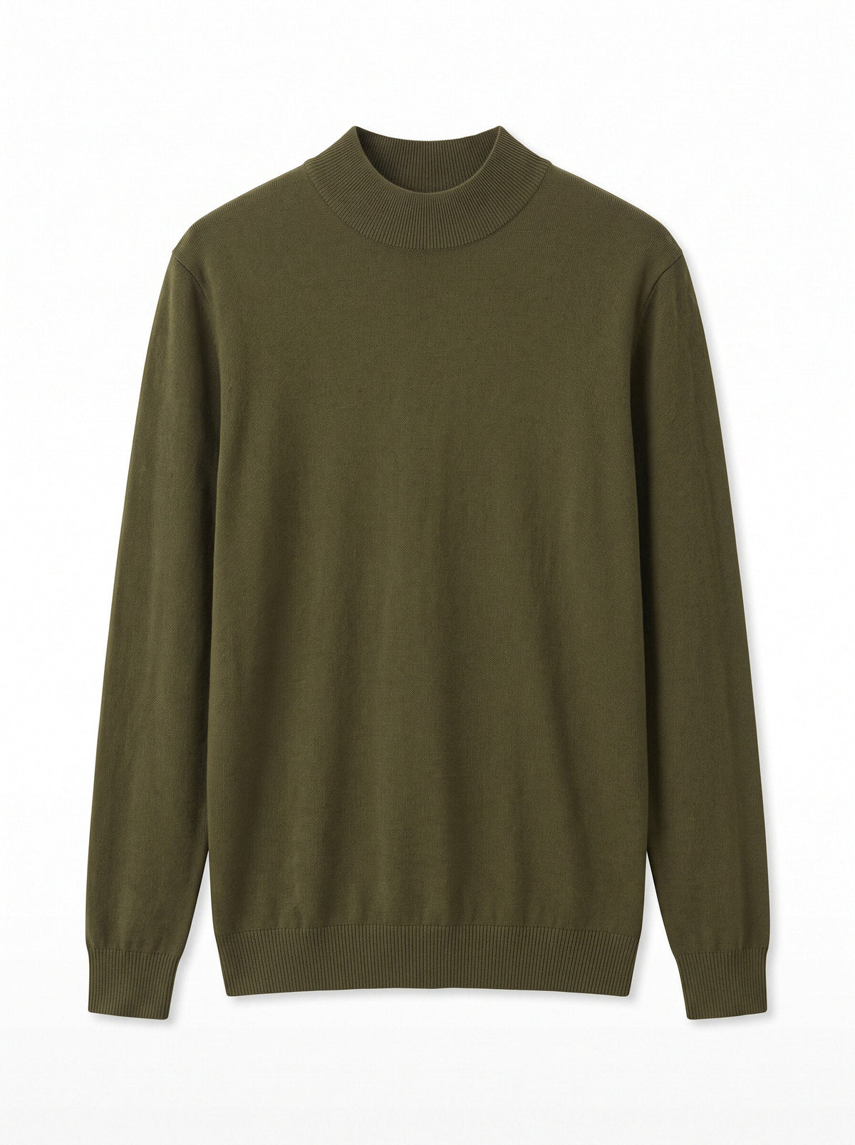 Women’s Basic Mock Neck Knit Jumper – Long Sleeve Lightweight Pullover Sweater