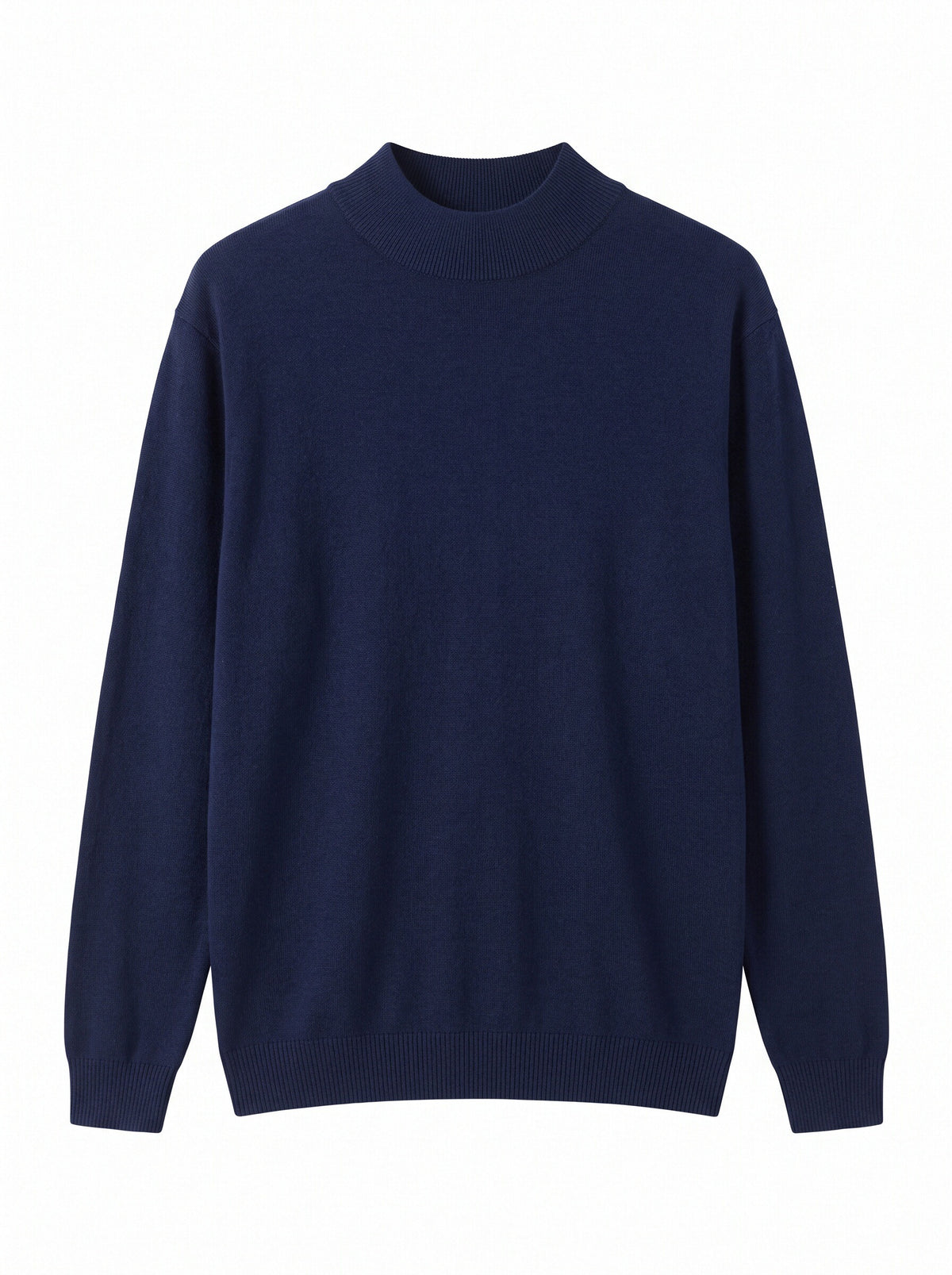 Women’s Basic Mock Neck Knit Jumper – Long Sleeve Lightweight Pullover Sweater