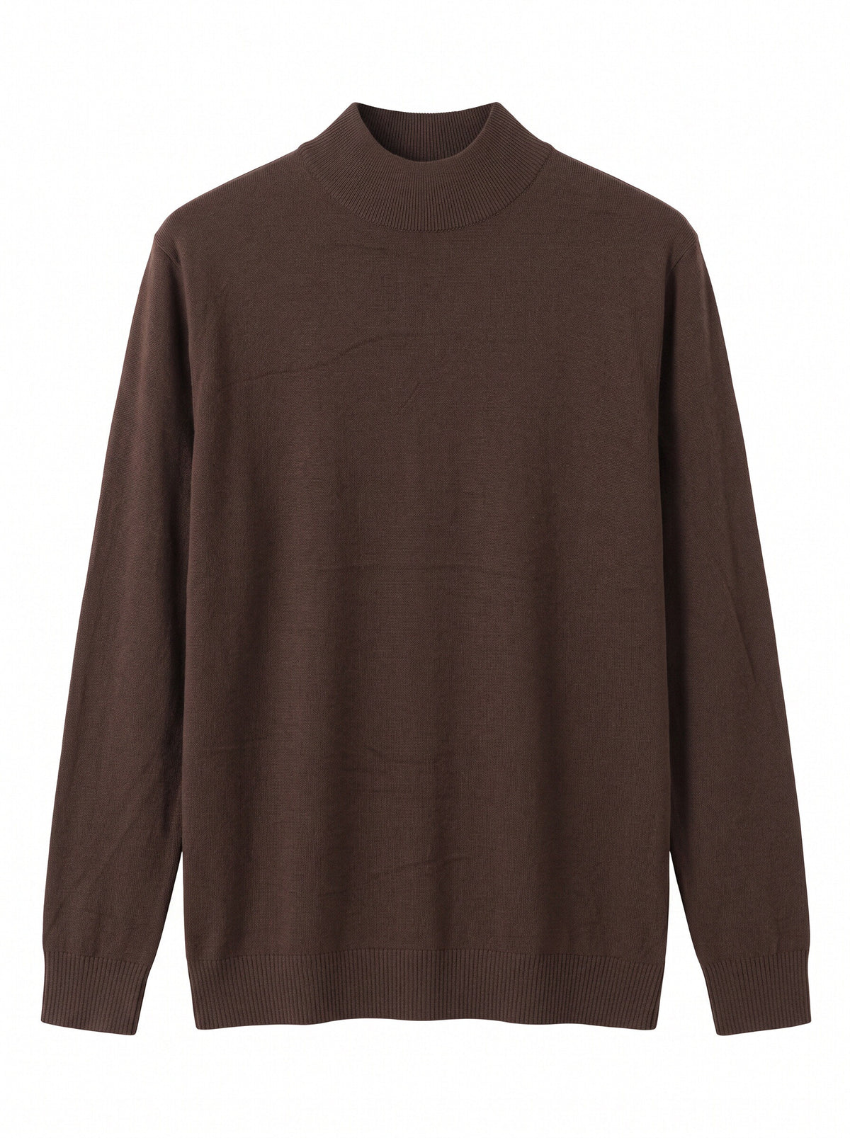 Women’s Basic Mock Neck Knit Jumper – Long Sleeve Lightweight Pullover Sweater