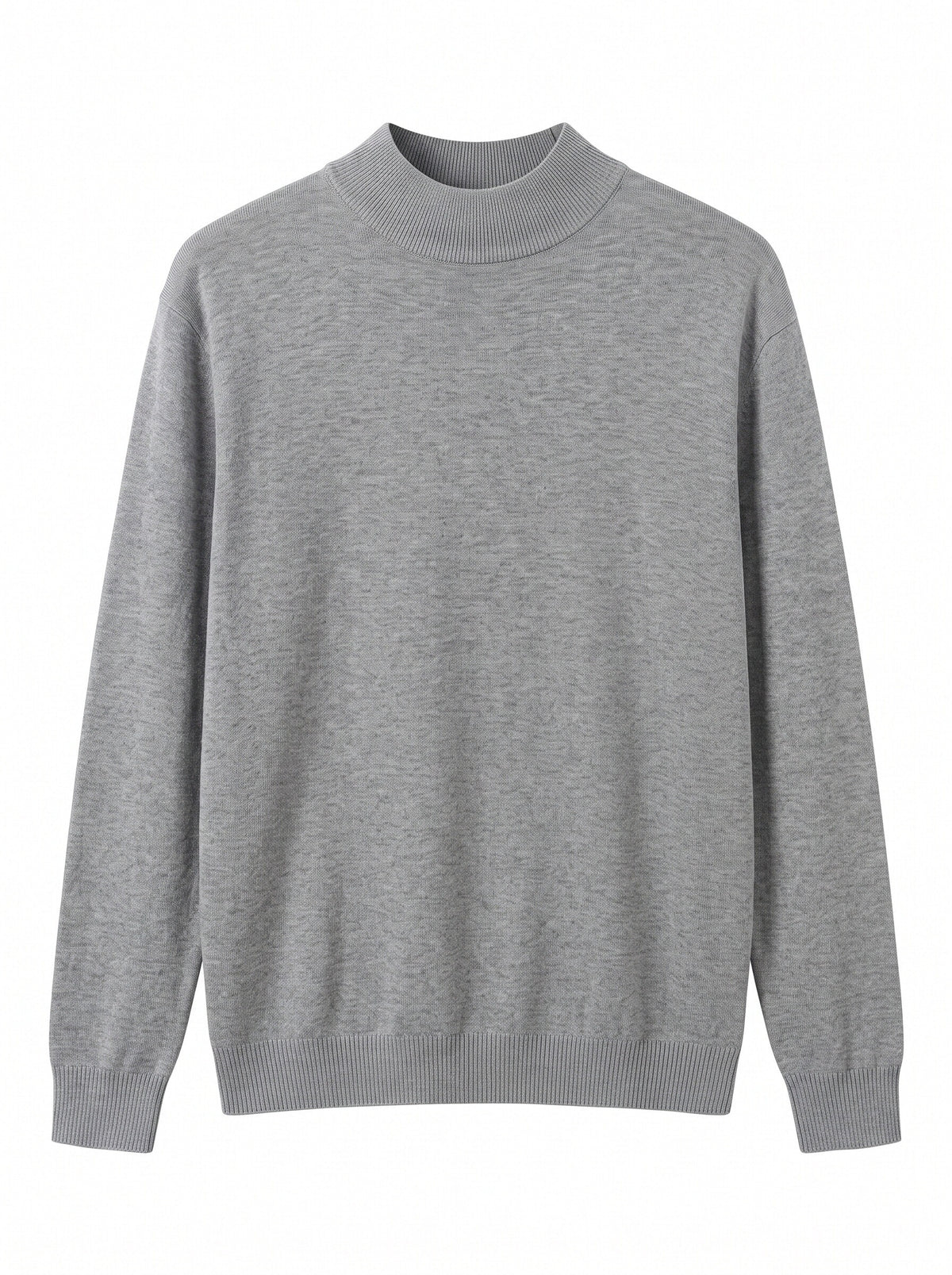 Women’s Basic Mock Neck Knit Jumper – Long Sleeve Lightweight Pullover Sweater
