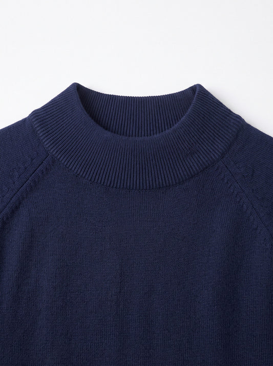 Women’s Basic Mock Neck Knit Jumper – Long Sleeve Lightweight Pullover Sweater