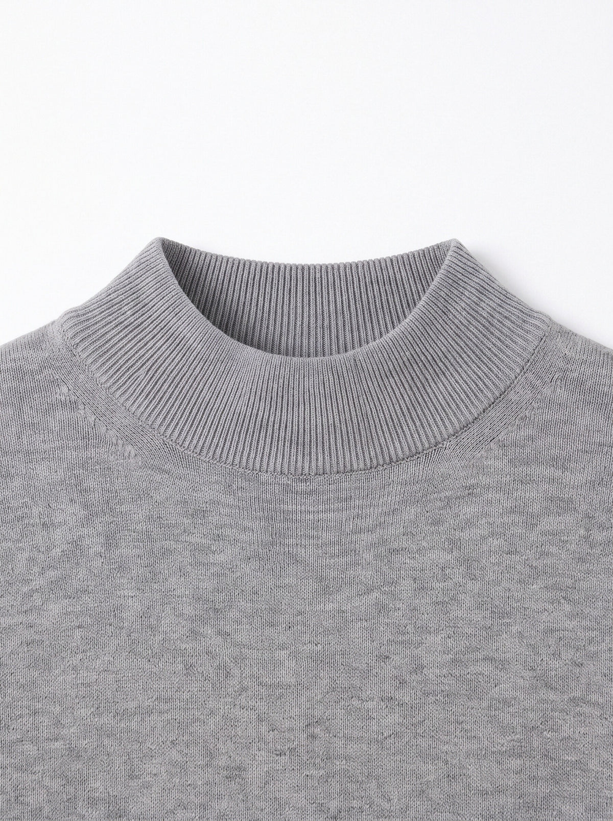 Women’s Basic Mock Neck Knit Jumper – Long Sleeve Lightweight Pullover Sweater