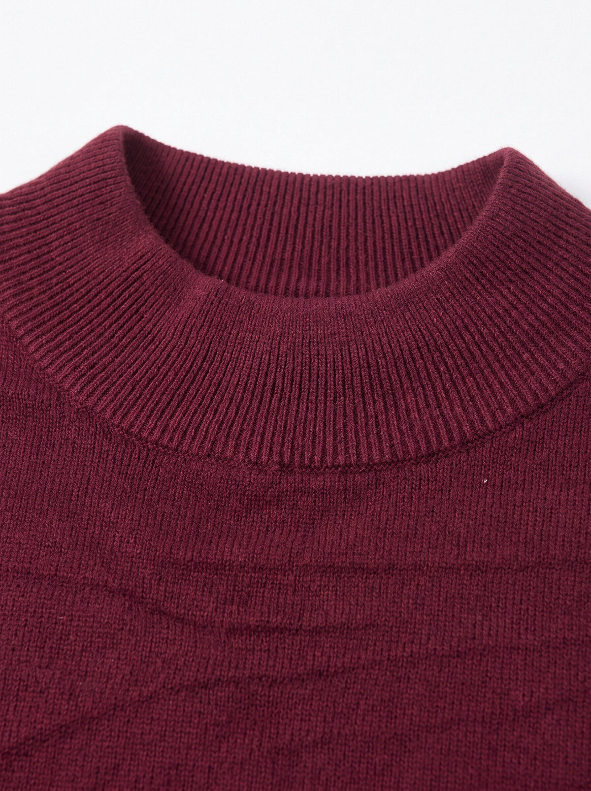 Women’s Basic Mock Neck Knit Jumper – Long Sleeve Lightweight Pullover Sweater