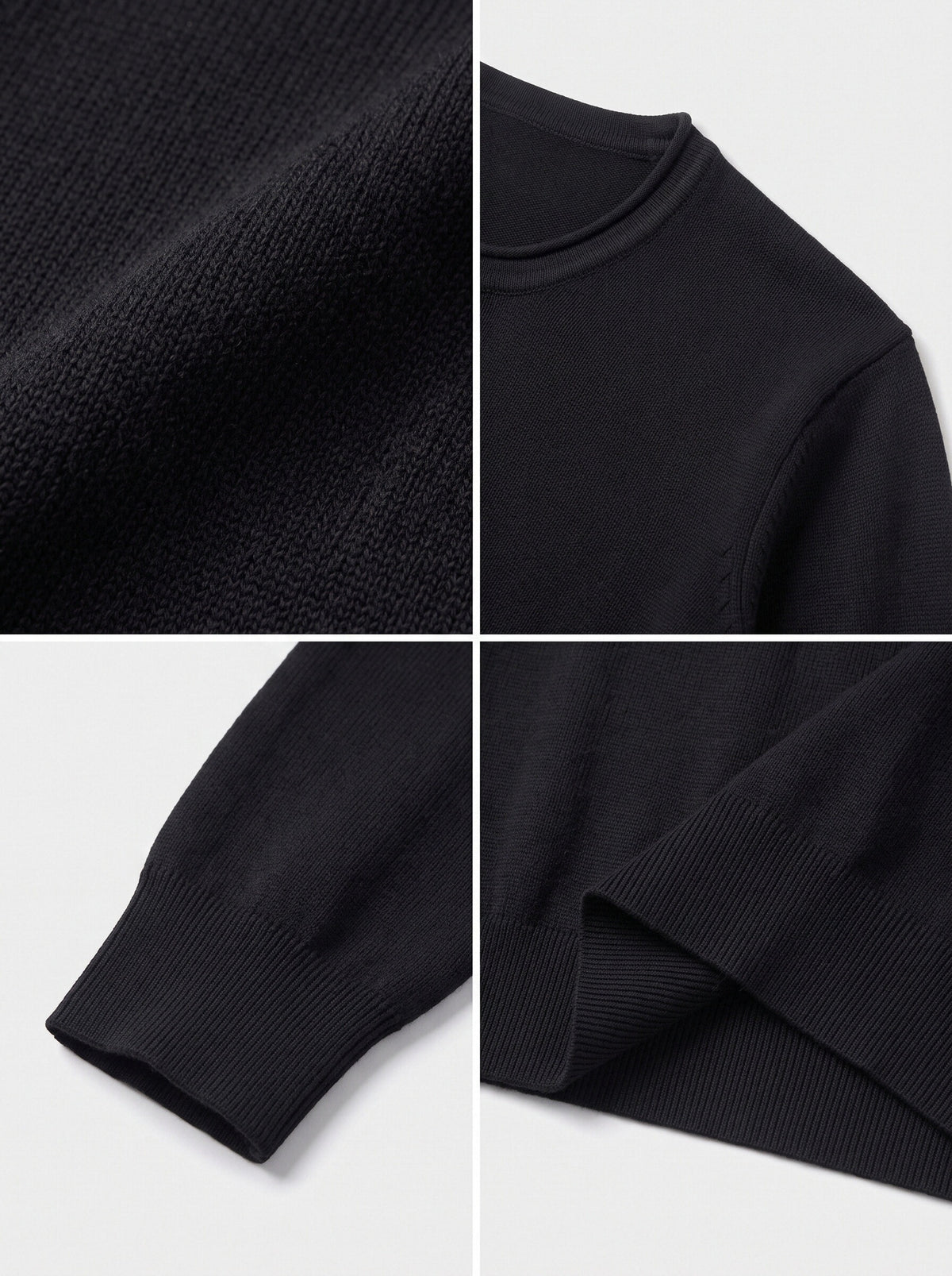 Women’s Lightweight Crew Neck Knit Jumper – Soft Fine Knit Long Sleeve Pullover Sweater
