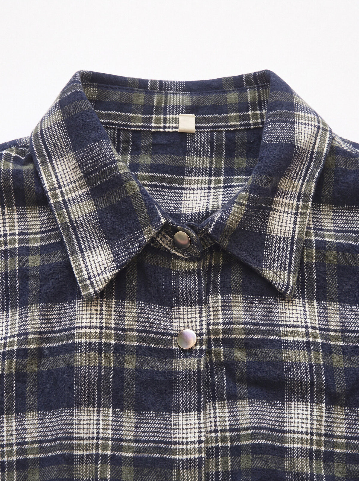 Women’s Plaid Drawstring Waist Shirt Jacket – Long Sleeve Check Overshirt