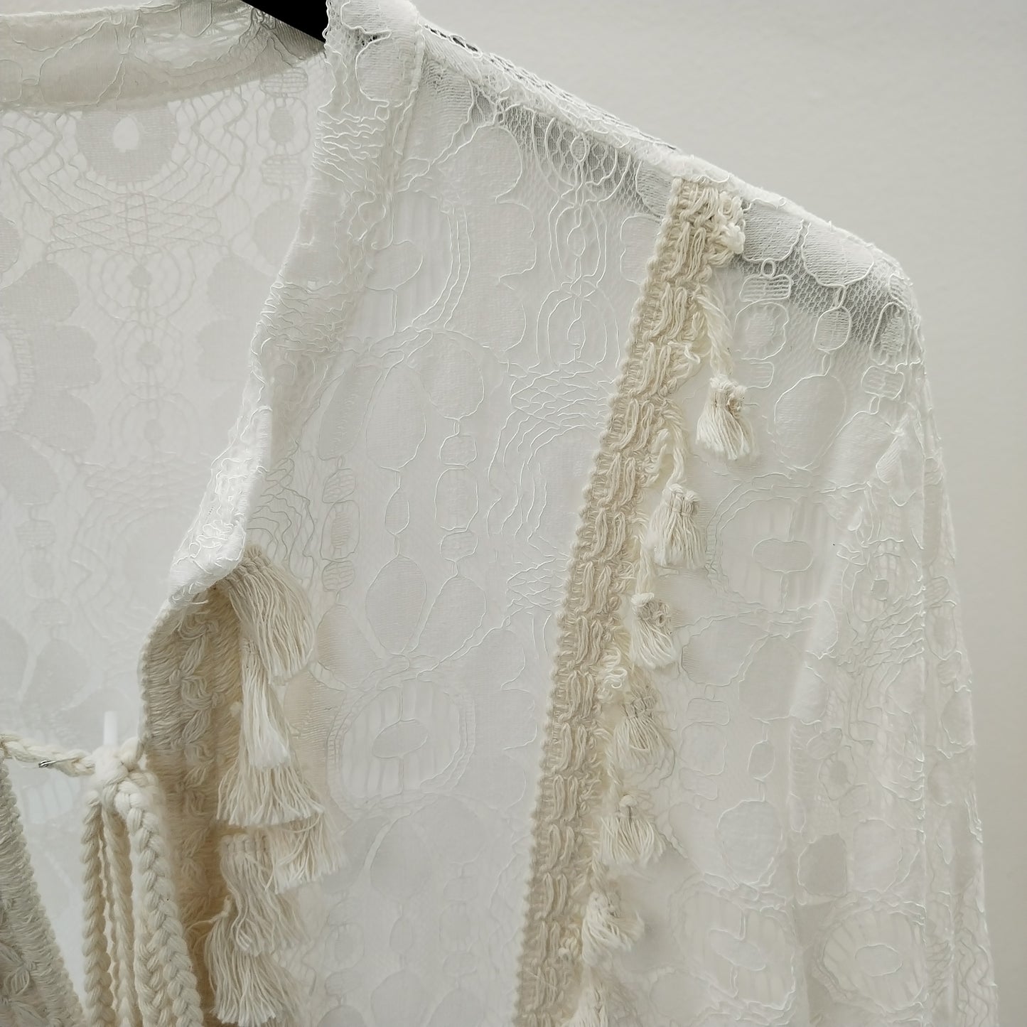 Boho White Lace Dres