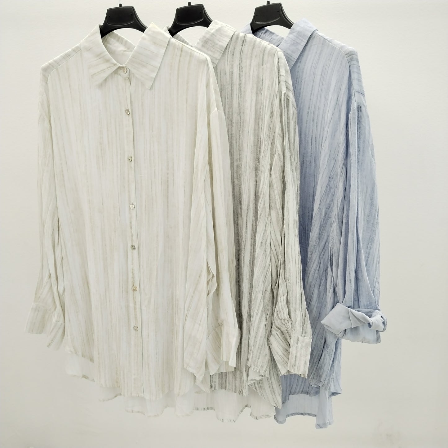 Camicia Oversize con Bottoni