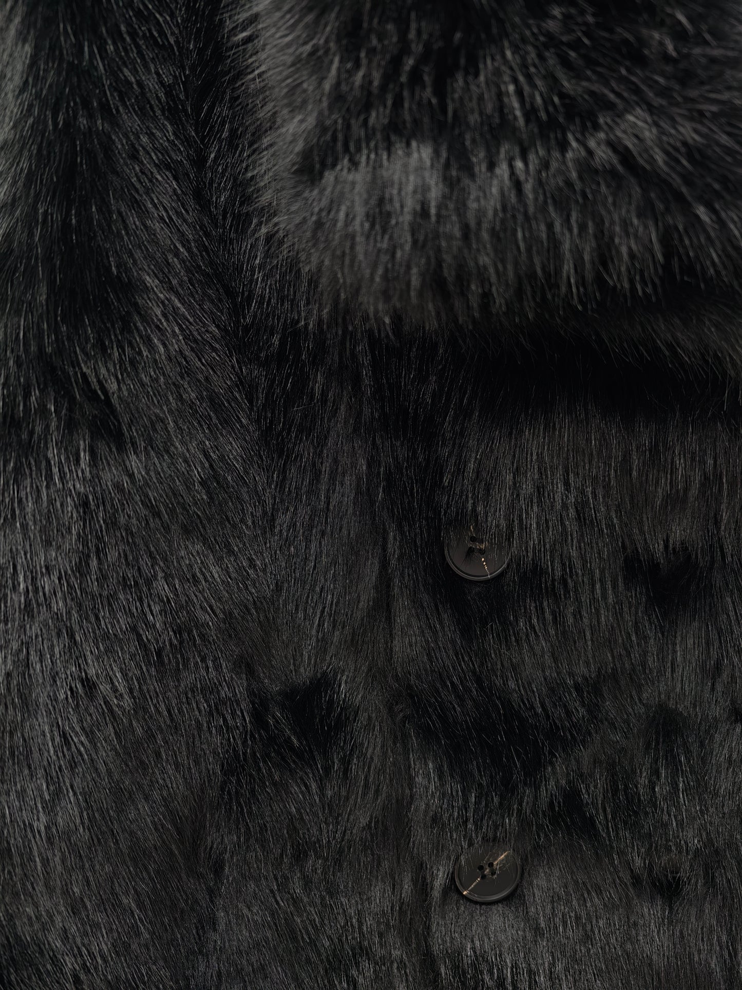 Zayla Women’s Reversible Faux Fur Long Coat – Black Winter Shearling Overcoat, Warm Thick Double-Sided Jacket