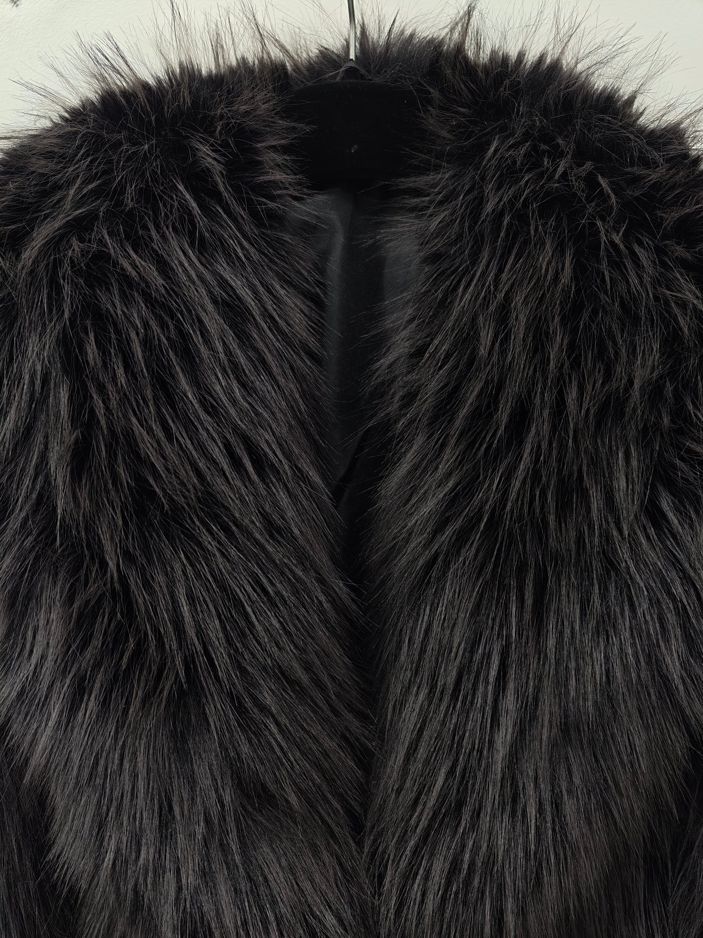 Zayla Women’s Black-Purple Faux Fur Short Jacket – Fluffy Warm Plush Winter Coat, Trendy Soft Aesthetic Outerwear