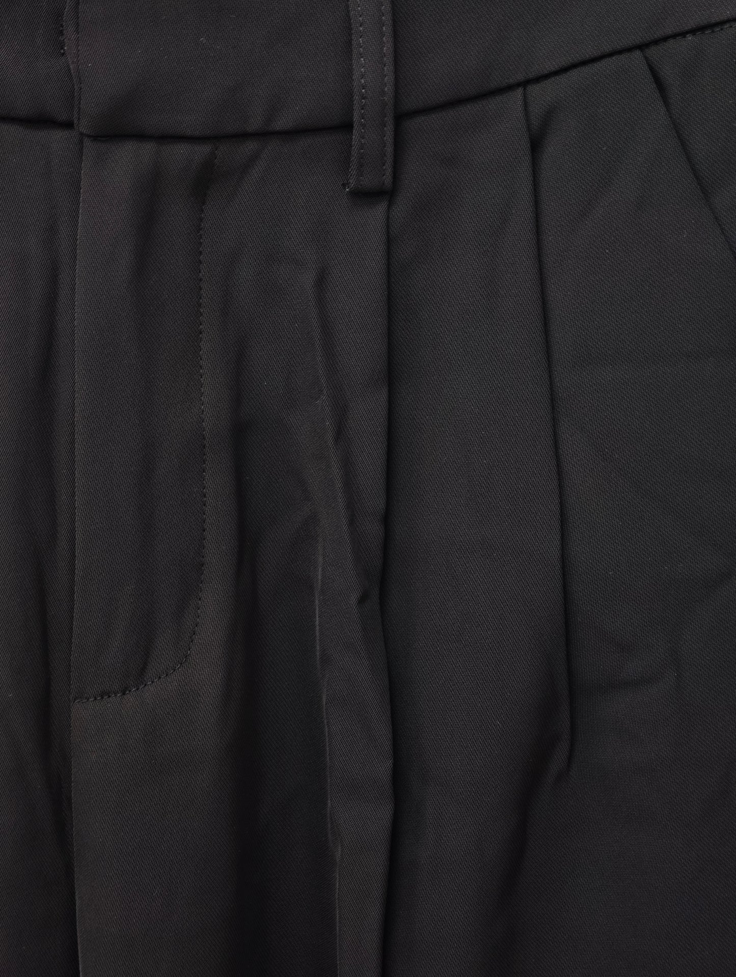 Women’s High Waisted Wide Leg Trousers – Minimalist Tailored Straight Pants with Pleated Front, Elegant Office Style Slacks