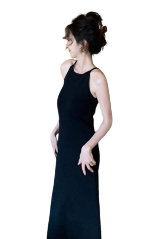 Abito Lungo Elegante con Spalline Sottili