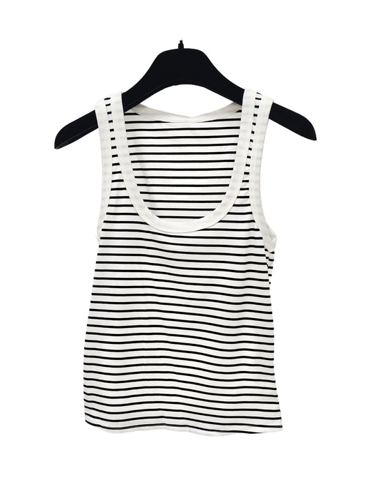 Women’s Striped Tank Top – Classic Ribbed Sleeveless Vest, Casual Summer Essential